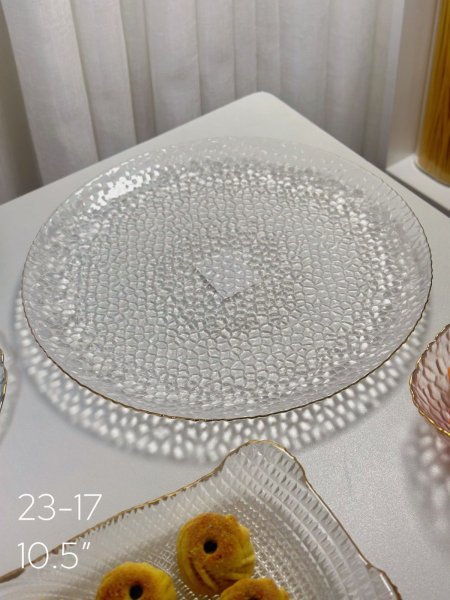 صحن وجبه حز ذهبي